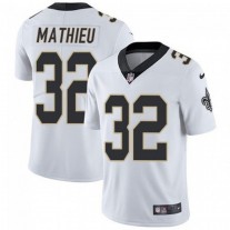 Men's New Orleans Saints Tyrann Mathieu White Vapor Limited Jersey