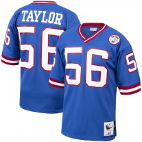 Men's New York Giants 56 Lawrence Taylor Mitchell & Ness Royal 1986 Authentic Throwback Jersey