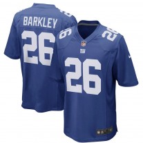 Men's New York Giants 26 Saquon Barkley Game Player Jersey