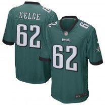 Men's Philadelphia Eagles 62 Jason Kelce Game Jersey