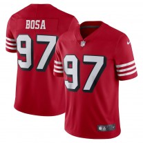 Men's San Francisco 49ers Nick Bosa Red Alternate Vapor Limited Player Jersey