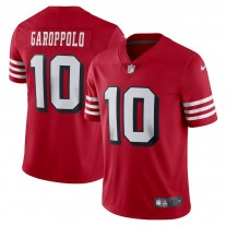Men's San Francisco 49ers Jimmy Garoppolo Red Alternate Vapor Limited Jersey