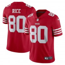 Men's San Francisco 49ers Jerry Rice Scarlet Vapor Limited Retired Player Jersey