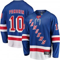 Men's New York Rangers 10 Artemi Panarin Blue Home Premier Breakaway Player Jersey
