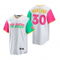 Men's San Diego Padres Tucupita Marcano White 2022 City Connect Player Jersey