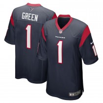 Men's Houston Texans Kenyon Green Navy 2022 NFL Draft First Round Pick Player Game Jersey