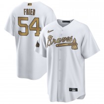 Men's Atlanta Braves Max Fried White 2022 MLB All-Star Game Jersey