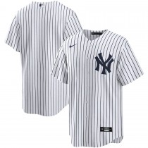 Men's New York Yankees White Home Replica Team Jersey