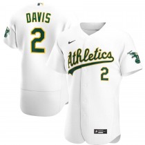 Men's Oakland Athletics 2 Khris Davis Authentic Player Jersey