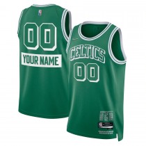Men's Boston Celtics Kelly Green 2021-22 Swingman Custom Jersey - City Edition