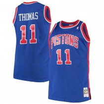 Men's Detroit Pistons Isaiah Thomas Mitchell & Ness Royal Big & Tall Hardwood Classics Jersey