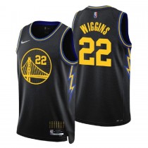 Men's Golden State Warriors Andrew Wiggins 2022 Black Swingman Jersey