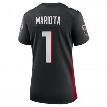 Women's Atlanta Falcons Marcus Mariota Black Game Jersey