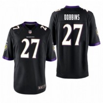 Men's Baltimore Ravens J.K. Dobbins Black Vapor Untouchable Limited Jersey