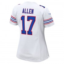 Women's Buffalo Bills Josh Allen White Alternate Player Game Team Jersey
