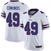 Men's Buffalo Bills Tremaine Edmunds White Vapor Untouchable Limited Jersey