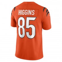 Men's Cincinnati Bengals Tee Higgins Orange Alternate Vapor Limited Jersey