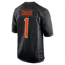 Cincinnati Bengals 1 Ja'Marr Chase Game Jersey