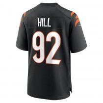 Men's Cincinnati Bengals B.J. Hill Black Game Jersey