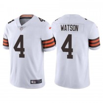 Men's Cleveland Browns 4 Deshaun Watson White Vapor Untouchable Limited Stitched Jersey