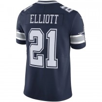 Men's Dallas Cowboys Ezekiel Elliott Navy Vapor Limited Jersey