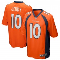 Men's Denver Broncos 10 Jerry Jeudy Game Jersey