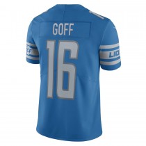 Men's Detroit Lions Jared Goff Blue Vapor Limited Jersey