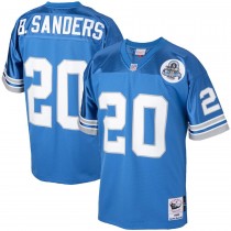 Men's Detroit Lions 20 Barry Sanders Mitchell & Ness Blue 1993 Authentic Player Jersey