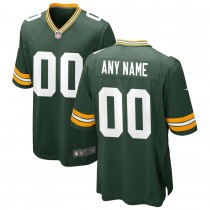 Men's Green Bay Packers Custom Game Jersey