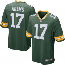 Men's Green Bay Packers 17 Davante Adams Game Jersey