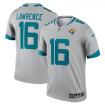 Men's Jacksonville Jaguars 16 Trevor Lawrence Inverted Legend Jersey