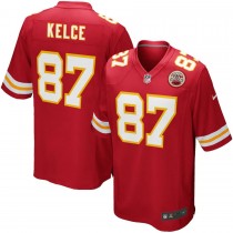 Men's Kansas City Chiefs 87 Travis Kelce Game Jersey