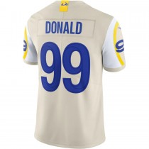 Men's Los Angeles Rams Aaron Donald Bone Vapor Limited Jersey