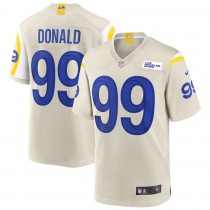 Men's Los Angeles Rams 99 Aaron Donald Bone Game Jersey