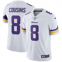 Men's Minnesota Vikings Kirk Cousins White Vapor Untouchable Limited Jersey