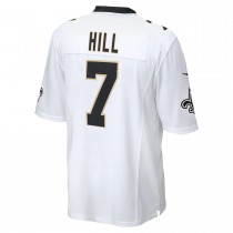 Men's New Orleans Saints 7 Taysom Hill Game Player Jersey