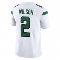 Men's New York Jets Zach Wilson Spotlight White Vapor Limited Jersey 02