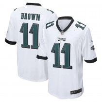 Men's Philadelphia Eagles A.J. Brown White 2022 NFL Draft First Round Pick Game Jersey