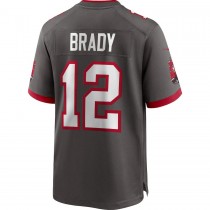 Men's Tampa Bay Buccaneers 12 Tom Brady Game Jersey