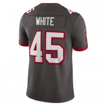 Men's Tampa Bay Buccaneers Devin White Pewter Vapor Limited Jersey