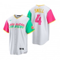 Men's San Diego Padres Blake Snell White 2022 City Connect Player Jersey