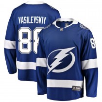 Men's Tampa Bay Lightning 88 Andrei Vasilevskiy Blue Home Premier Breakaway Player Jersey
