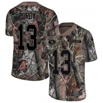 Nike 49ers #13 Brock Purdy Camo Men's Stitched NFL Limited Rush Realtree Jersey
