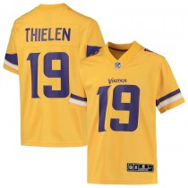 Youth Minnesota Vikings Adam Thielen Nike Gold Inverted Team Game Jersey