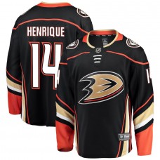 Men's Anaheim Ducks 14 Adam Henrique Fanatics Branded Black Breakaway Player Jersey