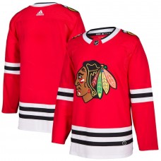 Men's Chicago Blackhawks adidas Red Home Authentic Blank Jersey