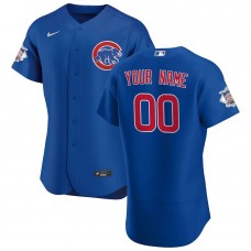 Men's Chicago Cubs Royal Alternate Authentic Custom Jersey