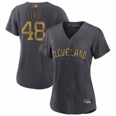 Women's Cleveland Guardians Emmanuel Clase Charcoal 2022 MLB All-Star Game Jersey