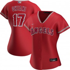 Women's Los Angeles Angels Shohei Ohtani Red Replica Player Jersey