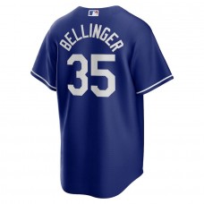 Men's Los Angeles Dodgers 35 Cody Bellinger Royal Alternate Replica Player Name Jersey